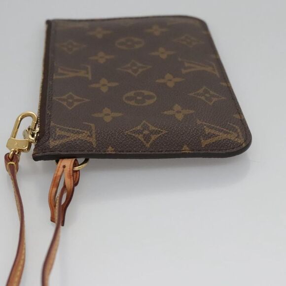 Louis Vuitton Pochette Neverfull Brown Canvas Clutch Bag (Pre-Owned) - Picture 4 of 16